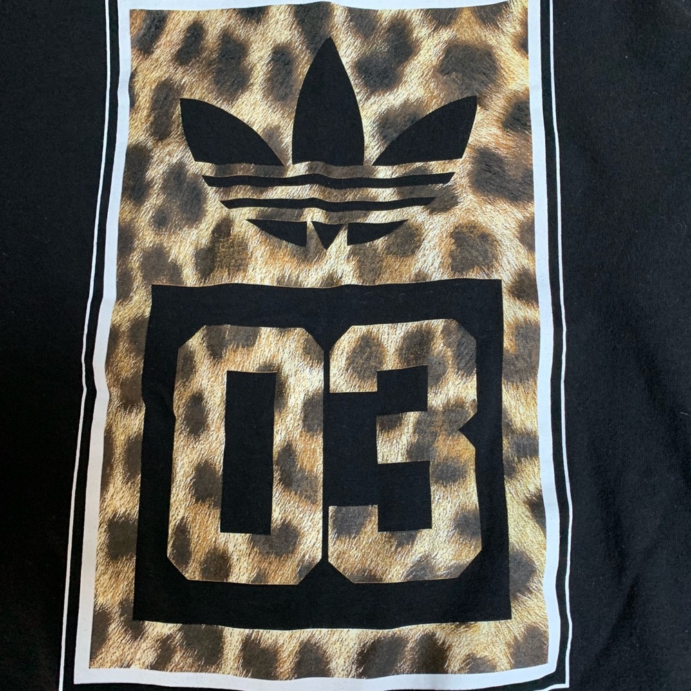 Small Adidas Cheetah Print Tee